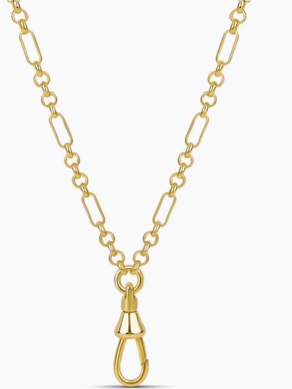 NWOT JTG Jewelry Fob Clasp Link Chain With Solar Radiance Charm